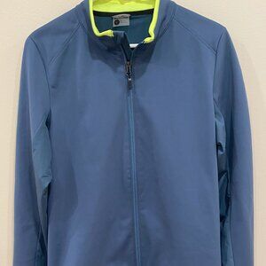 Bontrager Velocis Softshell Cycling Jacket Large Blue 583502 Temps 55F to35 F